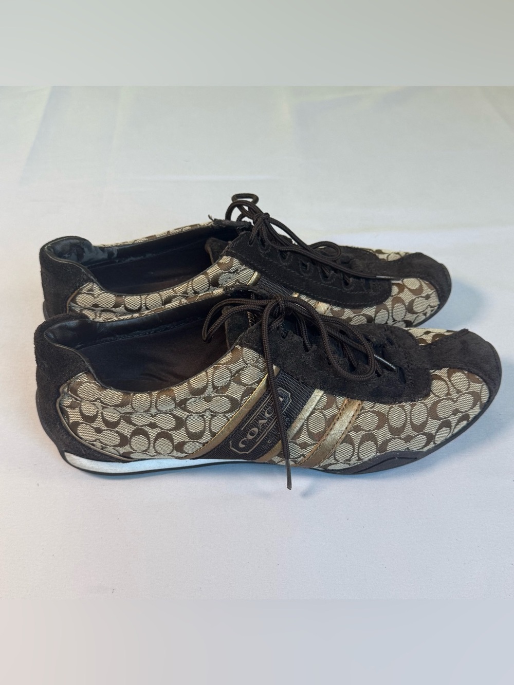 vintage Coach Remonna Signature Sneakers